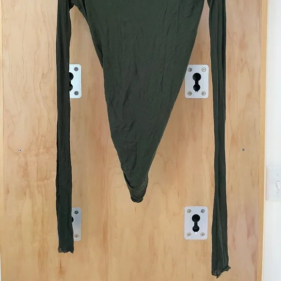 Rick Owens Lilies long sleeve draped top NWT 38IT, US2 - Picture 4 of 8